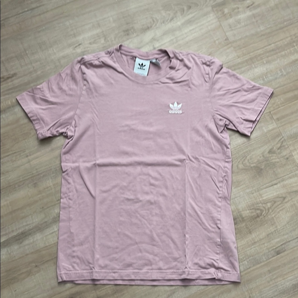 Adidas Men's Light Pink Short Sleeve Tee